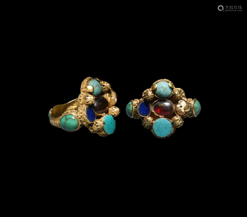 Byzantine Gold Jewelled Ring