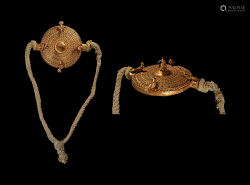 Asante Pectoral Disc with Birds