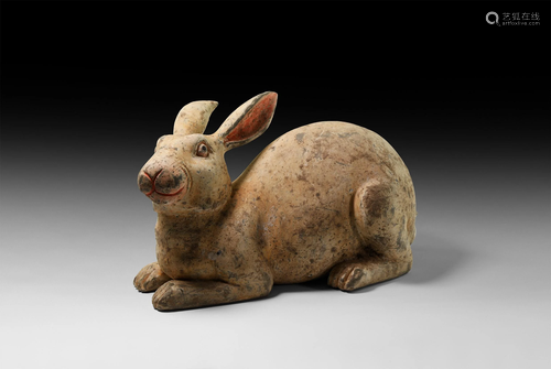 Chinese Han Rabbit Figurine