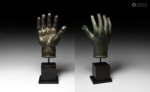 Roman Signum Finial or Votive Hand to Sabazios