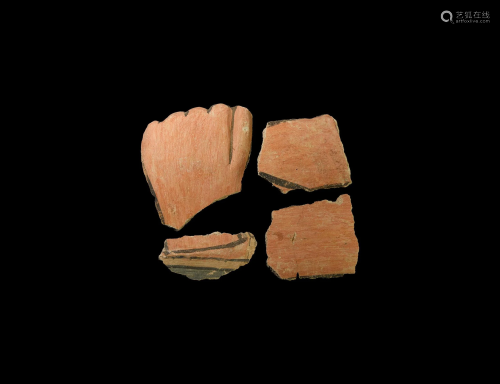 Romano-Egyptian Stucco Hand Fragment Group