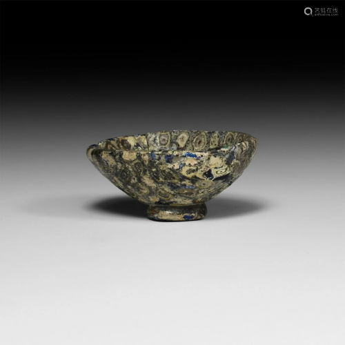 Roman Mosaic Glass Bowl