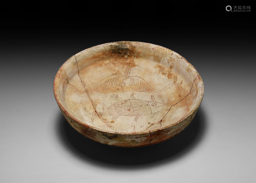 Byzantine Shipwreck Bowl with Fish