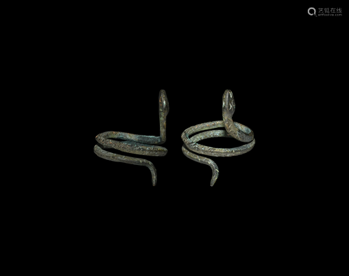 Roman Coiled Snake Ring