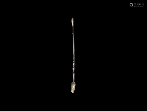 Roman Silver Ligula Spoon