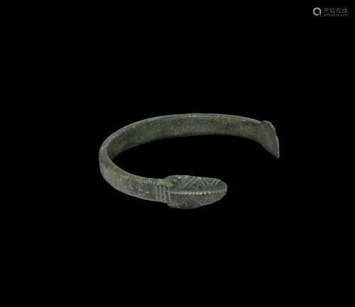 Roman Military Snake Bracelet