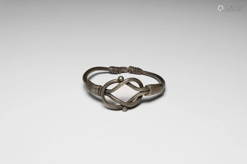 Roman Silver Bracelet with Hercules Knot