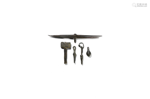 Roman Mason's Plumb Bob and Tool Collection