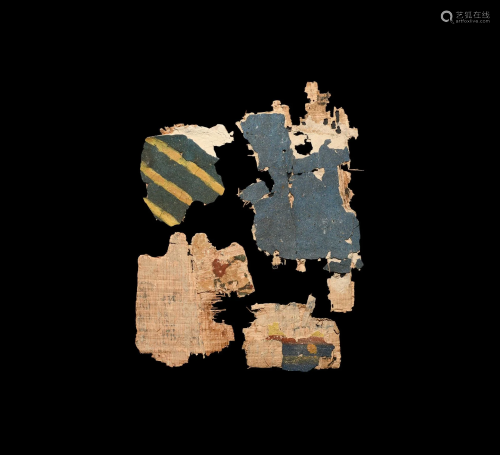 Egyptian Papyrus Fragment Group