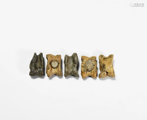 Roman Knuckle Bones Gaming Piece Group