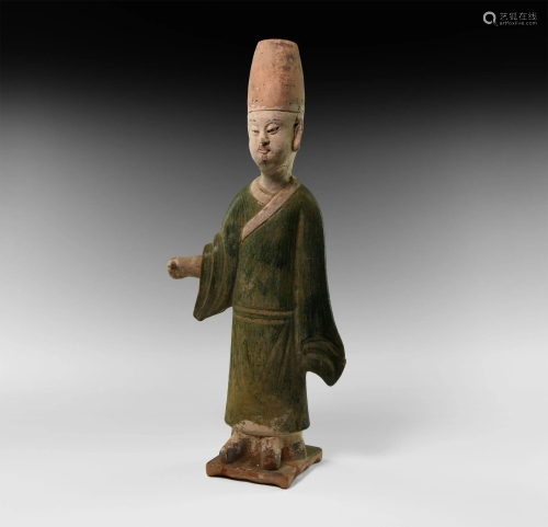 Chinese Ming Attendant Figure