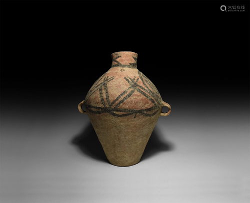 Chinese Painted Neolithic Storage Jar