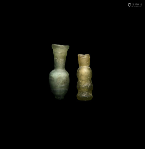 Islamic Miniature Glass Poison Bottle Group