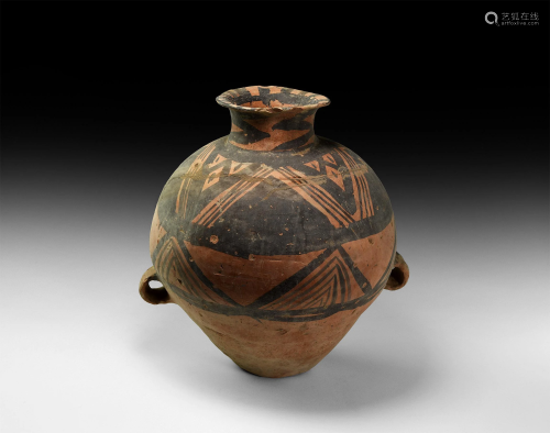 Chinese Neolithic Painted Jar