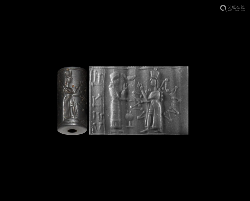 Cylinder Seal with Presentation Scene