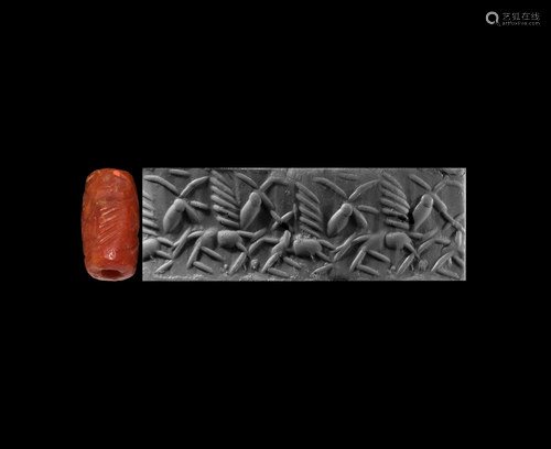 Cylinder Seal with Winged Beasts