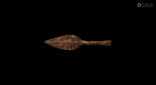 Iron Age Celtic Socketted Spearhead