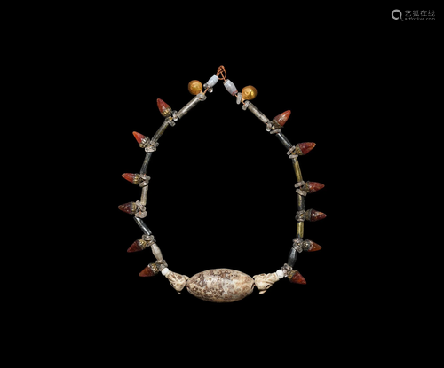 Elamite Mixed Bead Necklace