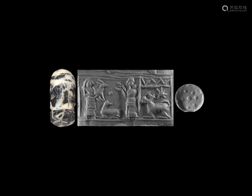 Cylinder Seal with Animals