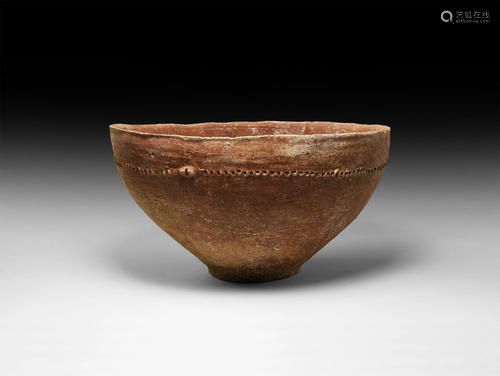 Trans-Jordan Burnished Redware Bowl