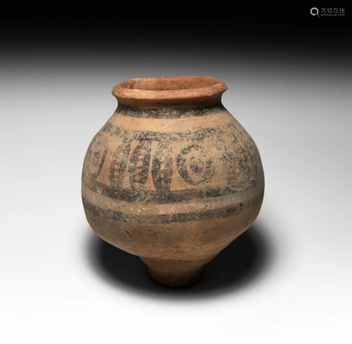 Indus Valley Painted Jar