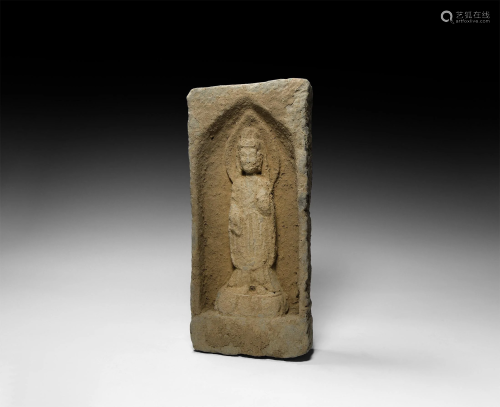 Chinese Wei Buddha Brick