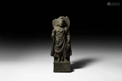 Gandharan Standing Bodhisattva Figure