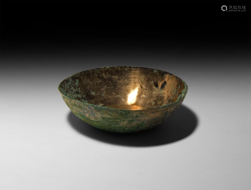 Luristan Bowl with Wheel Cut Lines