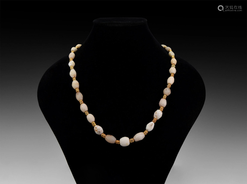 Agate Bead Necklace