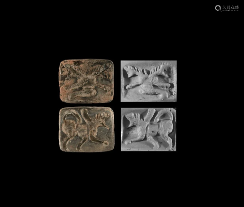 Bifacial Stamp Seal with Animals