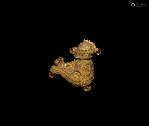 Islamic Gold Bird Earring Section