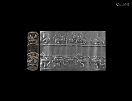 Cylinder Seal with Gryphons