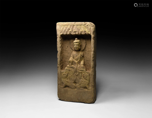 Chinese Wei Buddha Brick