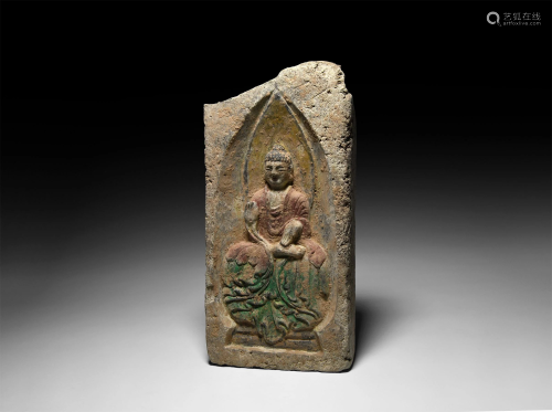 Chinese Wei Buddha Brick