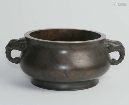 BRONZE CENSER QING DYNASTY