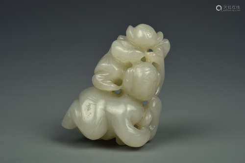 WHITE JADE FIGURE