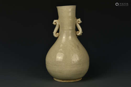 STRAW GLAZED VASE SONG DYNASTY