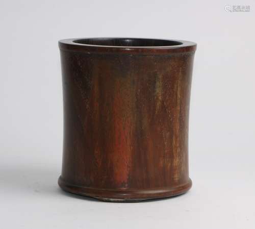 HUANGHUALI BRUSHPOT QING DYNASTY