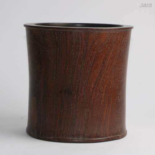 HUANGHUALI BRUSHPOT QING DYNASTY