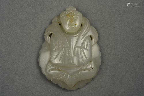 CELADON JADE BEAUTY QING DYNASTY