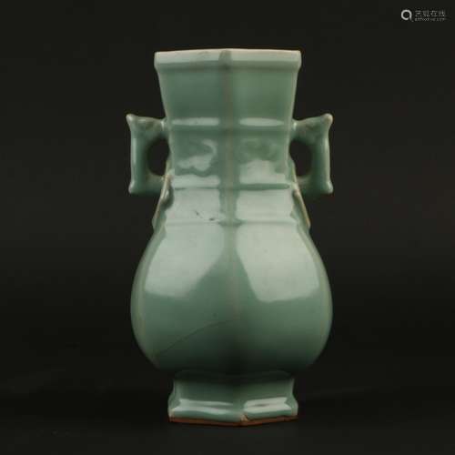 CELADON GLAZED VASE