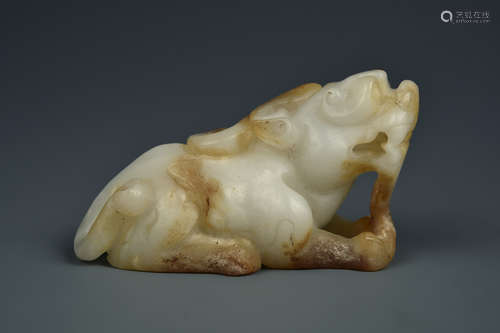 WHITE JADE BEAST HAN DYNASTY