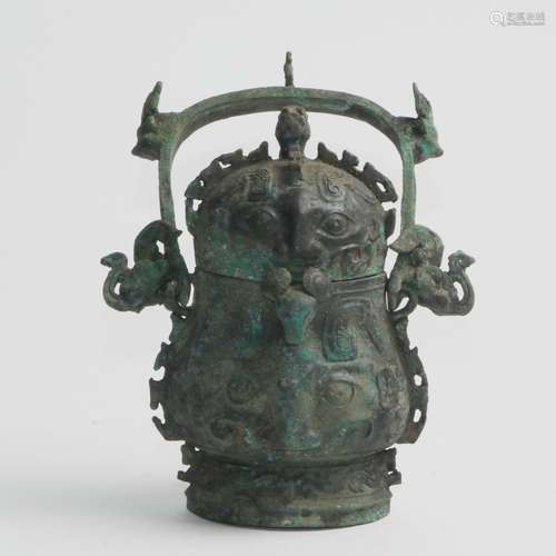 BRONZE HU WARRING STATE PERIOD