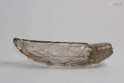 ROCK CRYSTAL WASHER QING DYNASTY