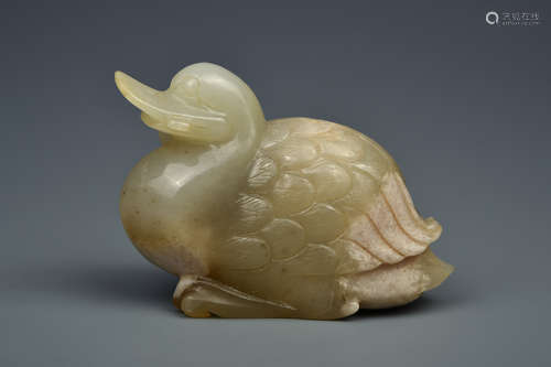 JADE GOOSE QING DYNASTY