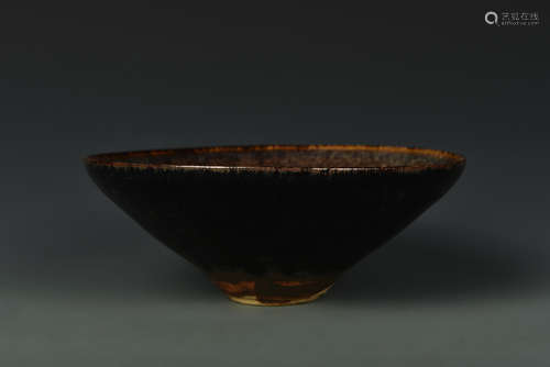 JIZHOU CONICAL TEA BOWL SONG DYNASTY