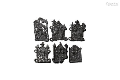 Medieval Mary and Child Pilgrim's Badge Collection