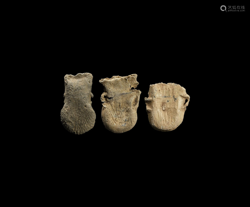 Medieval Pilgrim's Holy Water Ampulla Group