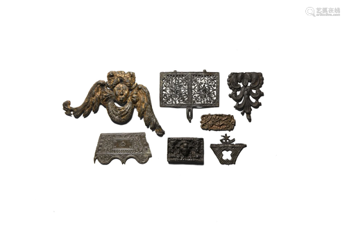 Medieval Pilgrim's Badge and Other Item Group