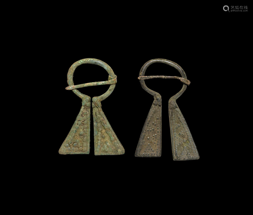 Viking Period Omega Brooch Pair